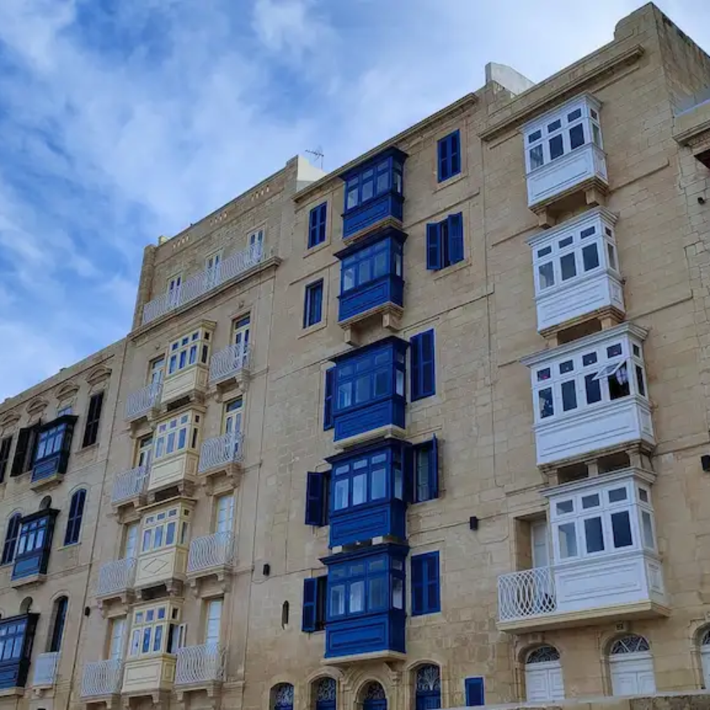 Cosa vedere a Malta in 5 giorni. Foto balconi Malta
